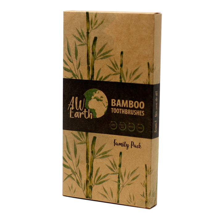 Bambusz Fogkefe - Klasszikus - Családi Csomagolás 1 db - Közepes