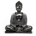 Fehér és Szürke Buddha - 14-17 cm