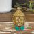 Bronz Buddha Szobor - Közepes Fej - 8 cm