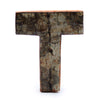 Rusztikális Betű   - "T" (12) - Kicsi 7cm