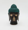 Nagy Antik Bronz Buddha Fej