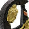 Szoba Szökőkút - 30cm - Arany Buddha és Lotus