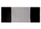 Indiai Pamut Szőnyeg - 70x170cm - Fekete / Szürke