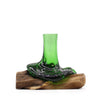 Újrahasznosított Üveg - Mini Váza Vase Fa Alátéten