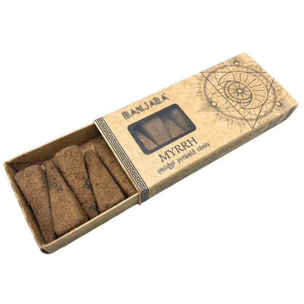 Banjara Füstölő Piramis -Mirha-0