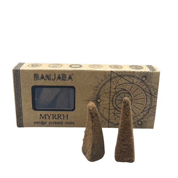 Banjara Füstölő Piramis -Mirha-1