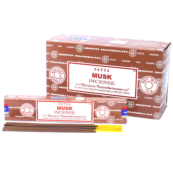 Satya Füstölőpálcikák15gm - Pézsma