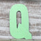 Színes Betű "Q"- 15cm