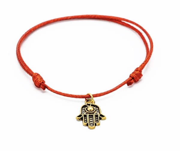 Kabbala karkötő bronz színű Hamsa kéz jellel
